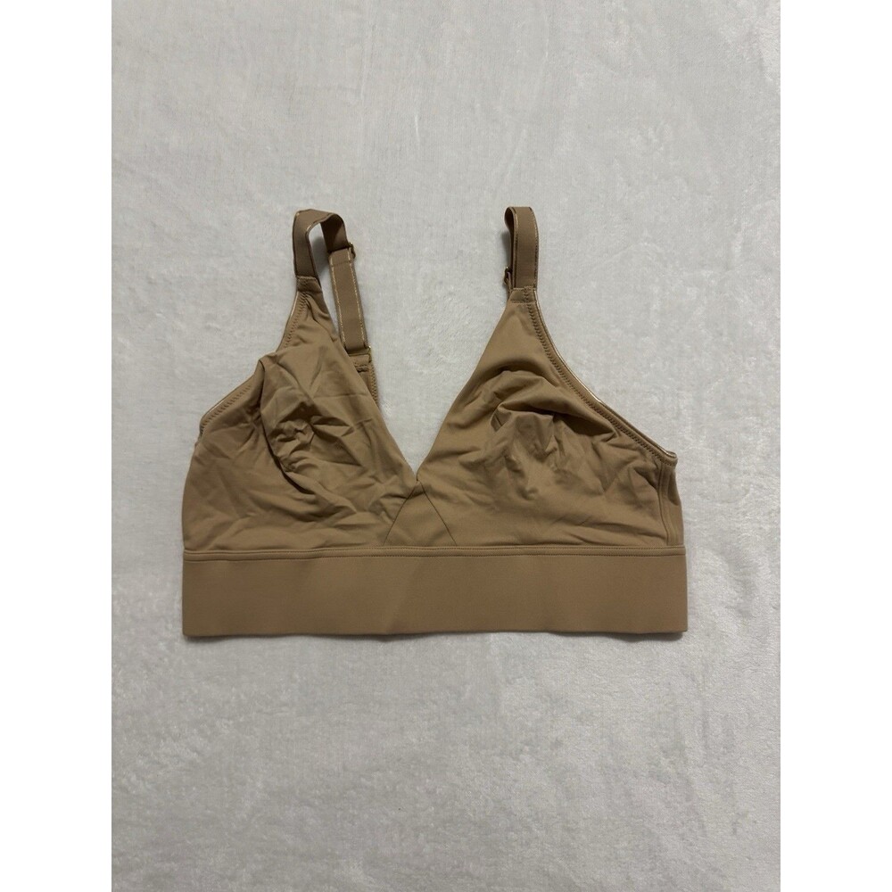 Soma Embraceable Wireless UL Tailored Bra Size Large Nude Brown